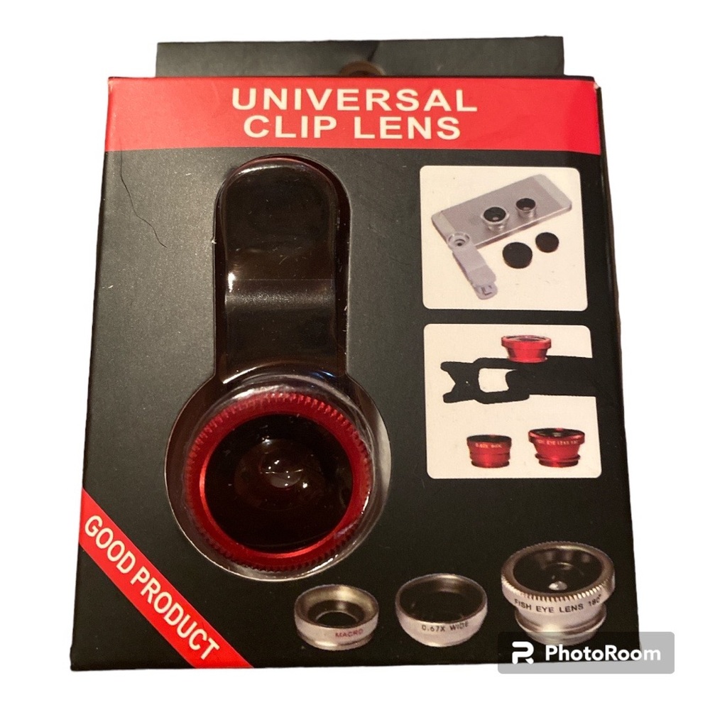 NWT Universal Clip On Cell Phone Tablet Laptop Camera Lens